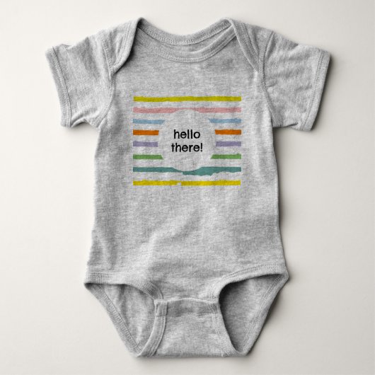 Hallo da! Regenbogen Einteiler (Vorderseite)