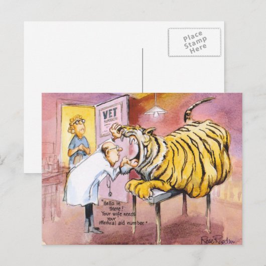 Hallo da rein! postkarte (Vorne/Hinten)