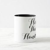 Hallo, da schöne Typografie Tasse (Zentrum)