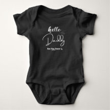 Hallo Daddy See You Balon Baby Bodysuit