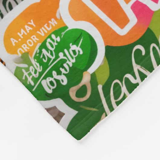 Hallo Damen Fleecedecke (Ecke)