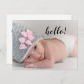 Hallo Danke, dass Sie die Ankündigung der Postkart (Vorne/Hinten)