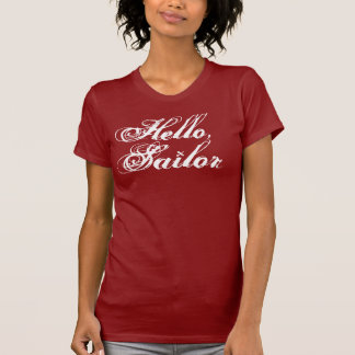 Hallo, das T-Stück des Seemannmädchens T-Shirt
