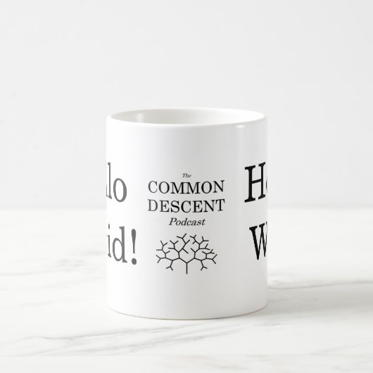 Hallo David! Hallo!Tasse Kaffeetasse (Mittel)