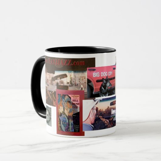 Hallo-De-Ho Taxi-Tasse Tasse (Vorderseite Links)