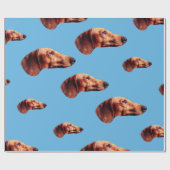 Hallo Def Blau-Packpapier Geschenkpapier (Flach)