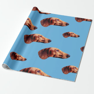 Hallo Def Blau-Packpapier Geschenkpapier