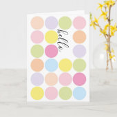 Hallo "Denken Sie an Sie" Grußkarte Karte (Gelbe Blume)