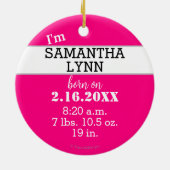 Hallo, der Name des weißen Geburtsstaates von Worl Keramik Ornament (Hinten)