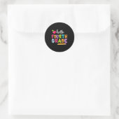 Hallo des Viertklässlers Runder Aufkleber (Tasche)