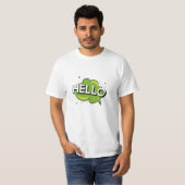 Hallo-Design T-Shirt (Vorne ganz)