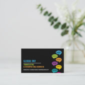 Hallo Design, Übersetzer und Dolmetscher Visitenkarte (Stehend Vorderseite)