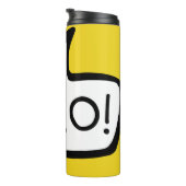 HALLO! Deutsche Gruß, Hallo-Sprechblase Thermosbecher (Nach rechts gedreht)