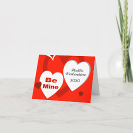 Hallo Die individuell anpassbare Valentinstag-Kart Feiertagskarte