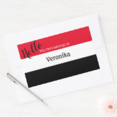 Hallo, dieses Element gehört zu Name Stickers (Umschlag)