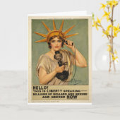 Hallo! Dieses ist Freiheitssprechen Karte (Gelbe Blume)