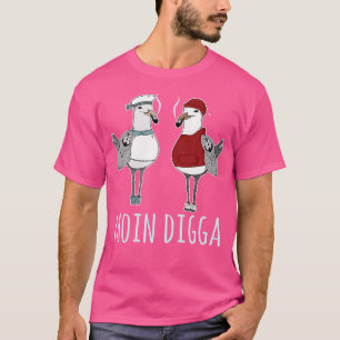 Hallo Digga Möwe Anker Nordsee Ostsee Sai T-Shirt