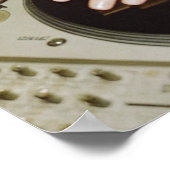 Hallo DJ Poster (Ecke)
