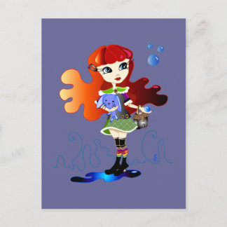 Hallo Dollies: Fira Postcard Postkarte