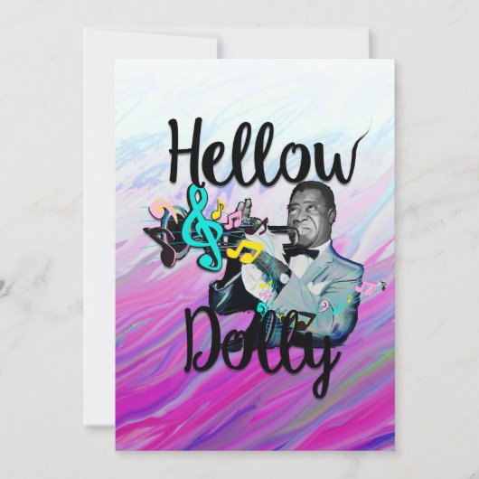 Hallo Dolly Einladung (Vorderseite)