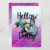 Hallo Dolly Einladung (Vorne/Hinten)