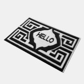 Hallo doorMat Fußmatte (Schrägansicht)