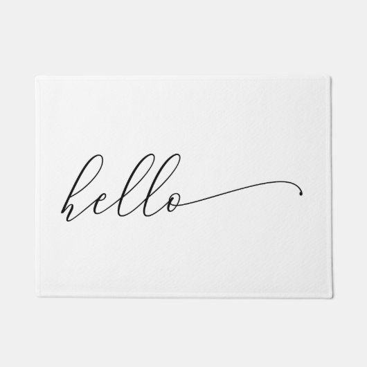 Hallo Doormat Top Schicht für die Lagen Fußmatte (Vorderseite)