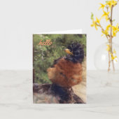 Hallo dort Freund (leere Anmerkungskarte) Karte (Gelbe Blume)