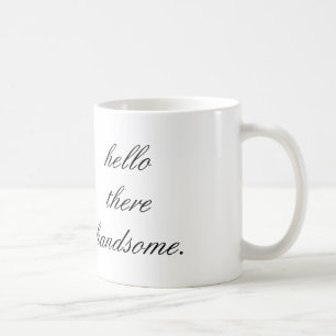 hallo dort hübsche Kaffeetasse