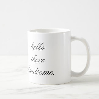 hallo dort hübsche Kaffeetasse