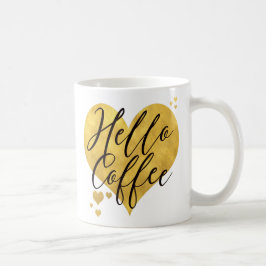 Hallo dort Kaffee Kaffeetasse