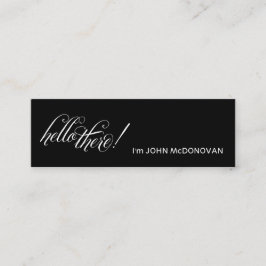 Hallo dort! Profil-Visitenkarte Mini Visitenkarte