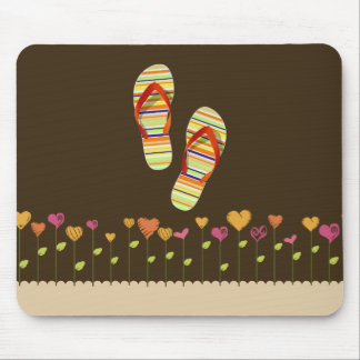 Hallo drehen Sie Reinfälle um Mousepad