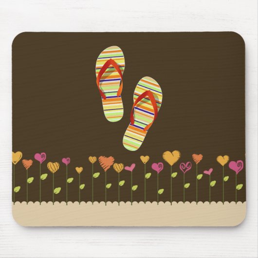 Hallo drehen Sie Reinfälle um Mousepad (Vorne)