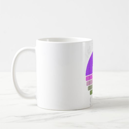 Hallo drei Regenbogen Ich bin 3 Jahre alt Geburtst Kaffeetasse (Links)