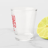HALLO DREISSIG Moderner 30. Geburtstag Schnapsglas (Rechts)