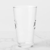 Hallo dreißigster Geburtstag Name einfach minimal Glas (Links)