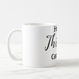 Hallo dreißigster Geburtstag Name einfach minimal  Kaffeetasse