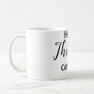 Hallo dreißigster Geburtstag Name einfach minimal  Kaffeetasse