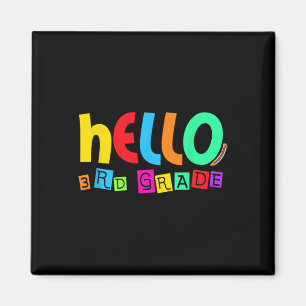 Hallo dritte 3. Klasse zurück zur Schule für Schül Magnet
