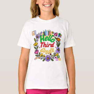 Hallo Dritte Klasse, Erster Schultag T-Shirt