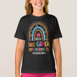 Hallo Dritte Klasse Mein Name ist...Zurück zu Schu T-Shirt