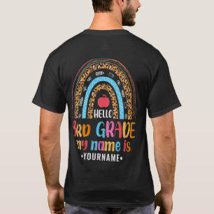 Hallo Dritte Klasse Mein Name ist...Zurück zu Schu T-Shirt