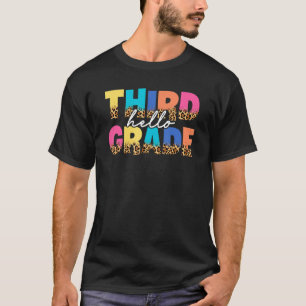 Hallo Dritter Lehrer Student zurück zur Schule L T-Shirt