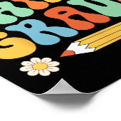 Hallo Dritter Schulgang Kinder Poster (Ecke)