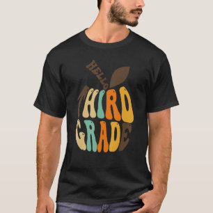 Hallo Dritter Schulleiter erster Schultag T-Shirt