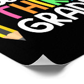 Hallo Drittes Team 3. Klasse Zurück zur Schule Te Poster (Ecke)