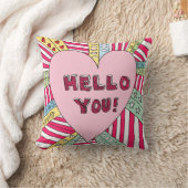 Hallo du bunter Kissen Moderner Trend Kissen (Decke)