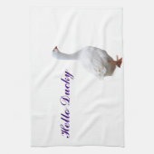 Hallo Ducky kundenspezifische Geschirrtücher (Vertikal)