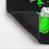 Hallo Dunkelheit alter Freund irisches Bier St. Pa Mousepad (Ecke)